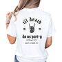 Til Death Do Us Party Hen Party T Shirt, thumbnail 3 of 6