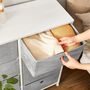 Chest Of Drawers Storage Unit Easy Pull Fabric Drawers, thumbnail 9 of 12