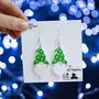 Christmas Star Hat Gnome Gonk Earrings, thumbnail 1 of 5