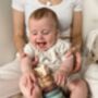 Personalised Wooden Colourful Teddy Stacking Toy, thumbnail 3 of 5