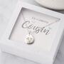 Personalised Necklace For Cousin With Birthstone, thumbnail 1 of 6