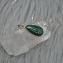 Malachite Pendant: Sterling Silver, thumbnail 3 of 8