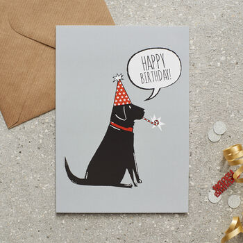 Black Labrador Organic Cotton Tea Towel, 10 of 12