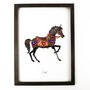 Ariel The Carousel Horse Art Print, thumbnail 4 of 9