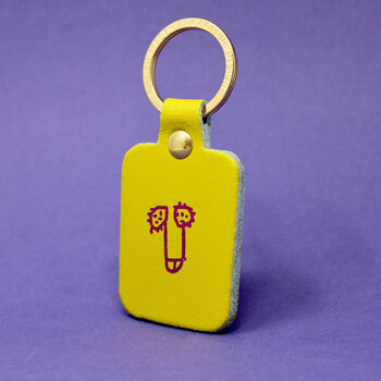 Handmade Leather Willy Keyring, 3 of 10