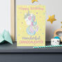 Granddaughter Unicorn Birthday Card, thumbnail 1 of 2