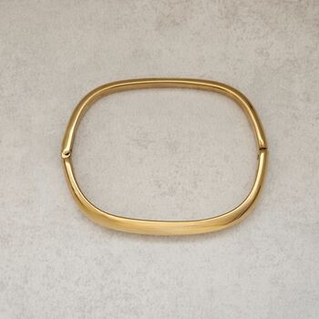 Square Gold Bangle, 3 of 7