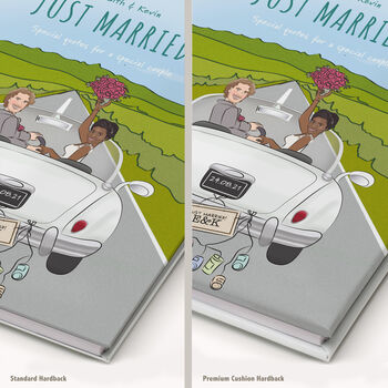Personalised Mr And Mrs 'Just Married' Book, 10 of 12