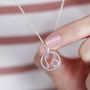Sterling Silver Zodiac Charm Necklace, thumbnail 2 of 7