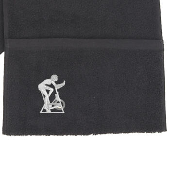 Personalised Embroidered Gym Towel With Zipped Pocket, 5 of 9