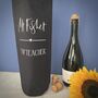 Personalised Thank You Teacher/Teaching Assistant Bottle Bag, thumbnail 2 of 2