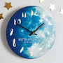 Personalised New Baby Phase Of The Moon Clock, thumbnail 1 of 7