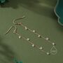 Sterling Silver Cz Cascade Drop Hook Earrings, thumbnail 5 of 11