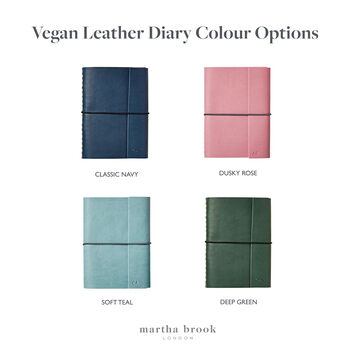 Personalised Vegan Leather 2026 Pocket Diary, 4 of 7