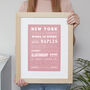 Your Favourite Destinations Personalised Print, thumbnail 8 of 9