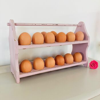 Antique Egg Rack / Tray ~ Holds 24 Eggs, 3 of 9
