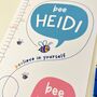 Personalised Bee You Flower Height Chart, thumbnail 7 of 10