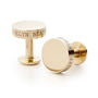 Personalised Solid Bronze Cufflinks, thumbnail 3 of 7