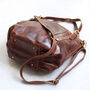 Brown Leather Tote Bag, thumbnail 4 of 6
