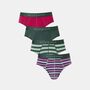 Men's 'Forest Berry' Four Pack Bamboo Briefs, thumbnail 1 of 5