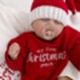 First Christmas As Mummy Embroidered Personalised Sweatshirt Jumper, thumbnail 4 of 9