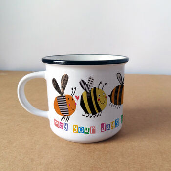 Personalised Bee Brilliant Mug, 4 of 12