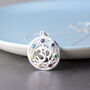 Sterling Silver Om And Chakra Necklace, thumbnail 1 of 6