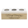 Personalised In Loving Memory Triple Tea Light Box Teal, thumbnail 7 of 7