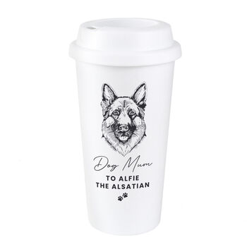 Dog Owner Gifts Personalised Dog Travel Cup, 5 of 6