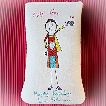 Personalised Super Gran Embroidered Glasses Case, 8 of 12