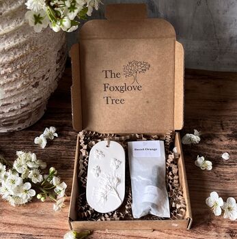 Bees And Verbena Car Air Freshener Botanical Gift, 2 of 4
