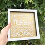 Personalised Framed Wedding Anniversary Paper Cut, thumbnail 3 of 11