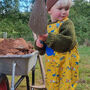Reversible Baby Kids Construction Dungarees, thumbnail 5 of 7