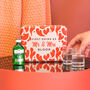 Personalised Heart Couples First Drink Gift For Wedding, thumbnail 1 of 8