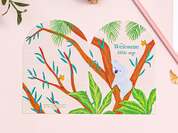 Welcome Little One Baby Card, 3 of 7