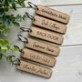 Personalised Wooden Keyring, thumbnail 1 of 9