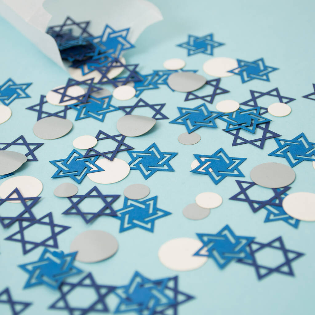 Hanukkah Star Of David Table Confetti, 1 of 6