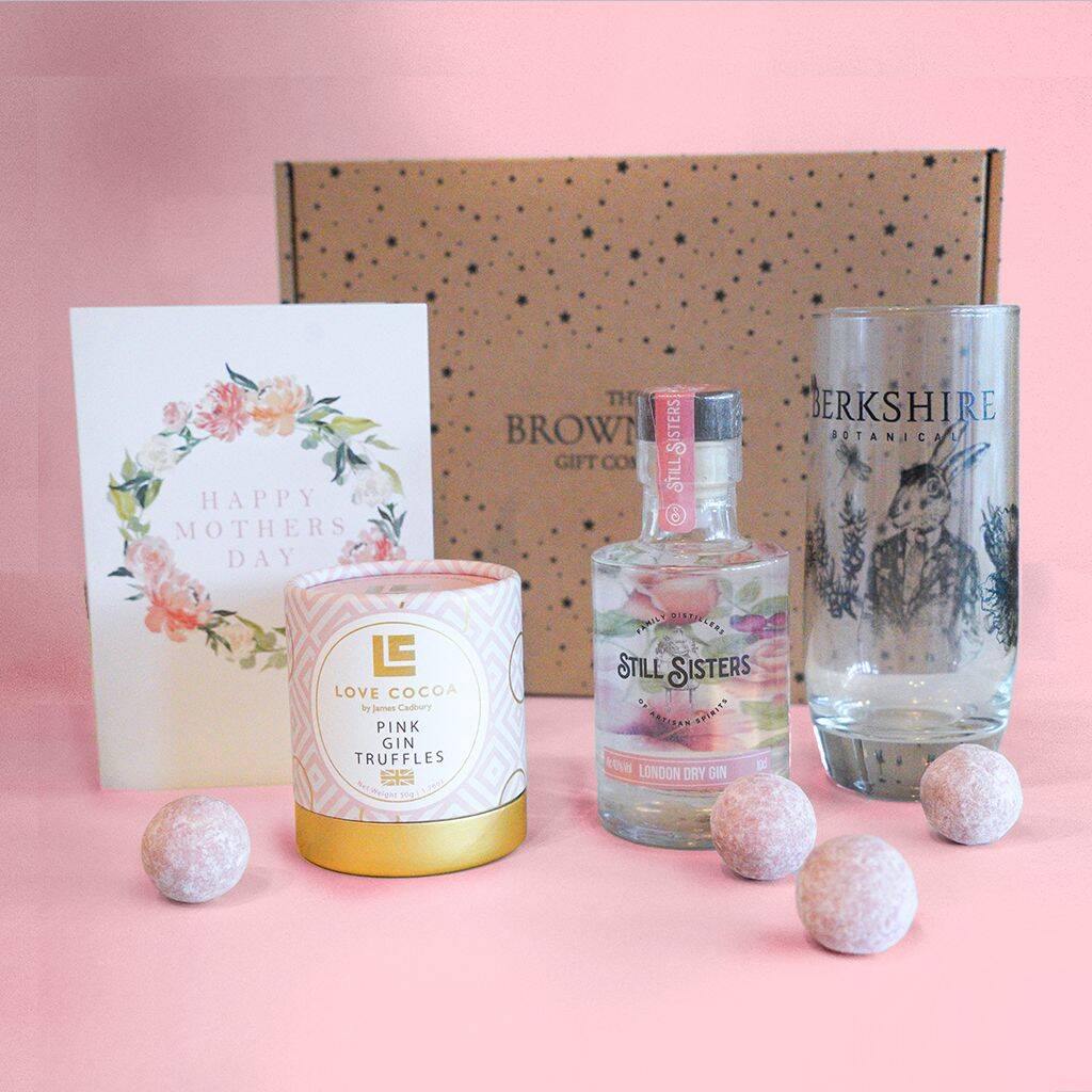 Pink Gin And Tonic Gift Set By The Brown Box Gift Company