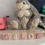 Personalised Baby Name Blocks Nursery Decoration, thumbnail 8 of 9
