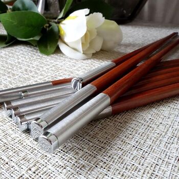 Personalised Luxury Rosewood Chopsticks, 3 of 7