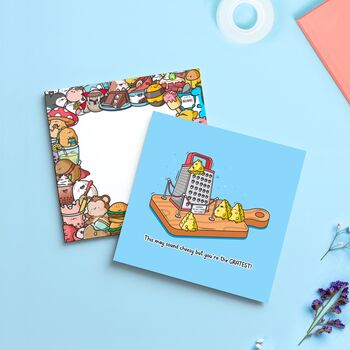 Cheese Grater Card | Cute Greetings Card, 3 of 4