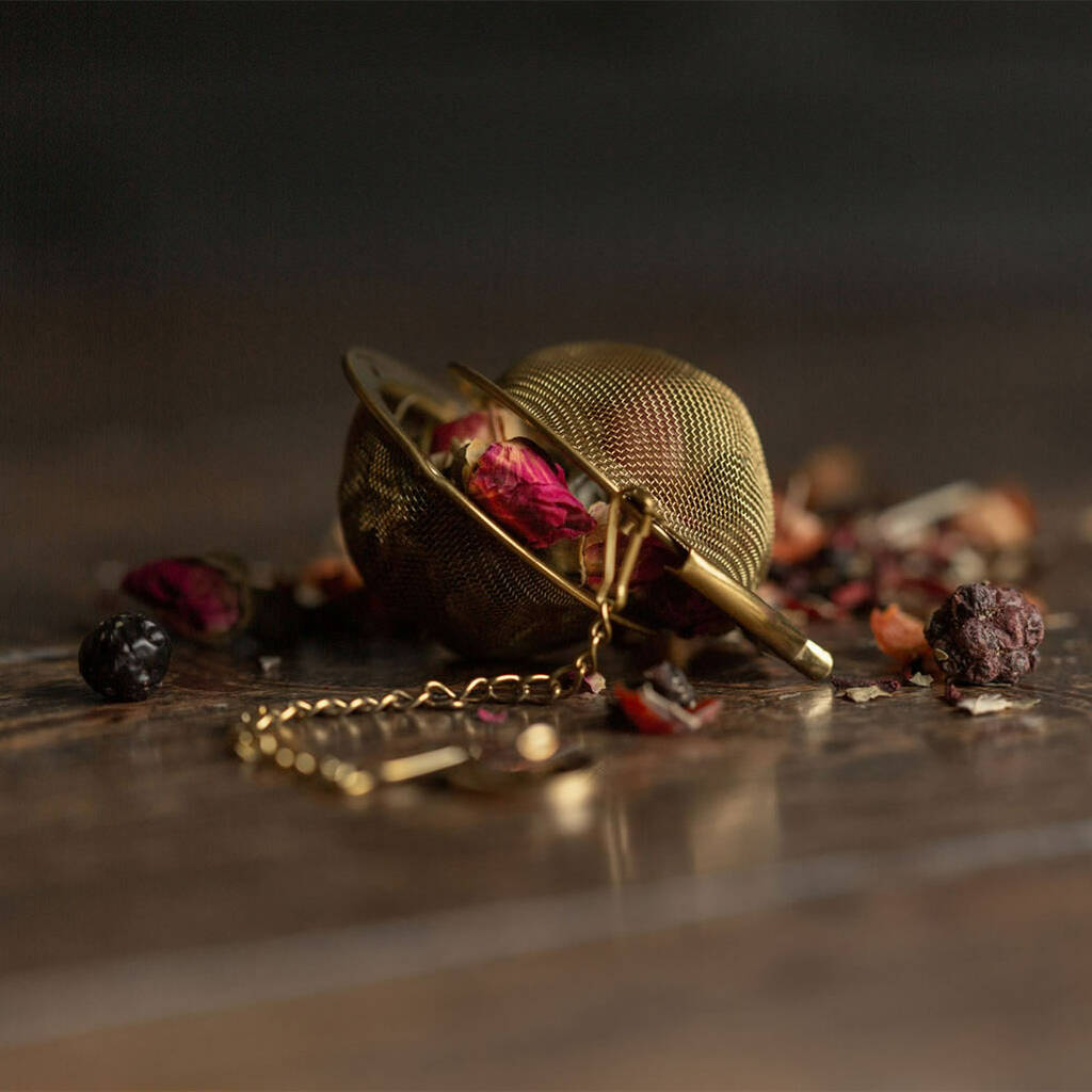 Gold Charm Tea Ball Infuser By Taylor & Moor