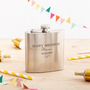 Personalised Best Man Hip Flask Gift, thumbnail 4 of 5