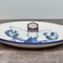 Blue And White Lobster Patterned Plate, thumbnail 3 of 3
