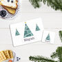 Christmas Placemat Set Custom Name Tree, thumbnail 1 of 4