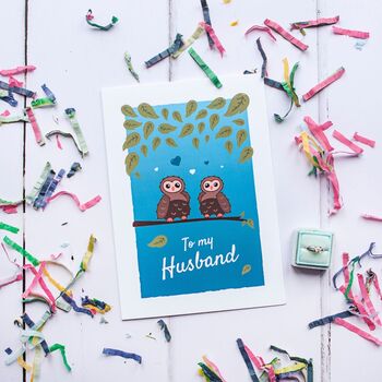 'To My Husband' Valentines Day Card, 4 of 12
