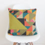 Abstract Triangles Cushion Cover, thumbnail 1 of 4