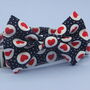 Red Hearts On Navy Dog Bow Tie, thumbnail 9 of 11