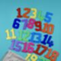 Sensory Lego Compatible Numbers One 20, thumbnail 7 of 8