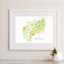 Personalised Gloucestershire Map: Add Favourite Places, thumbnail 4 of 4
